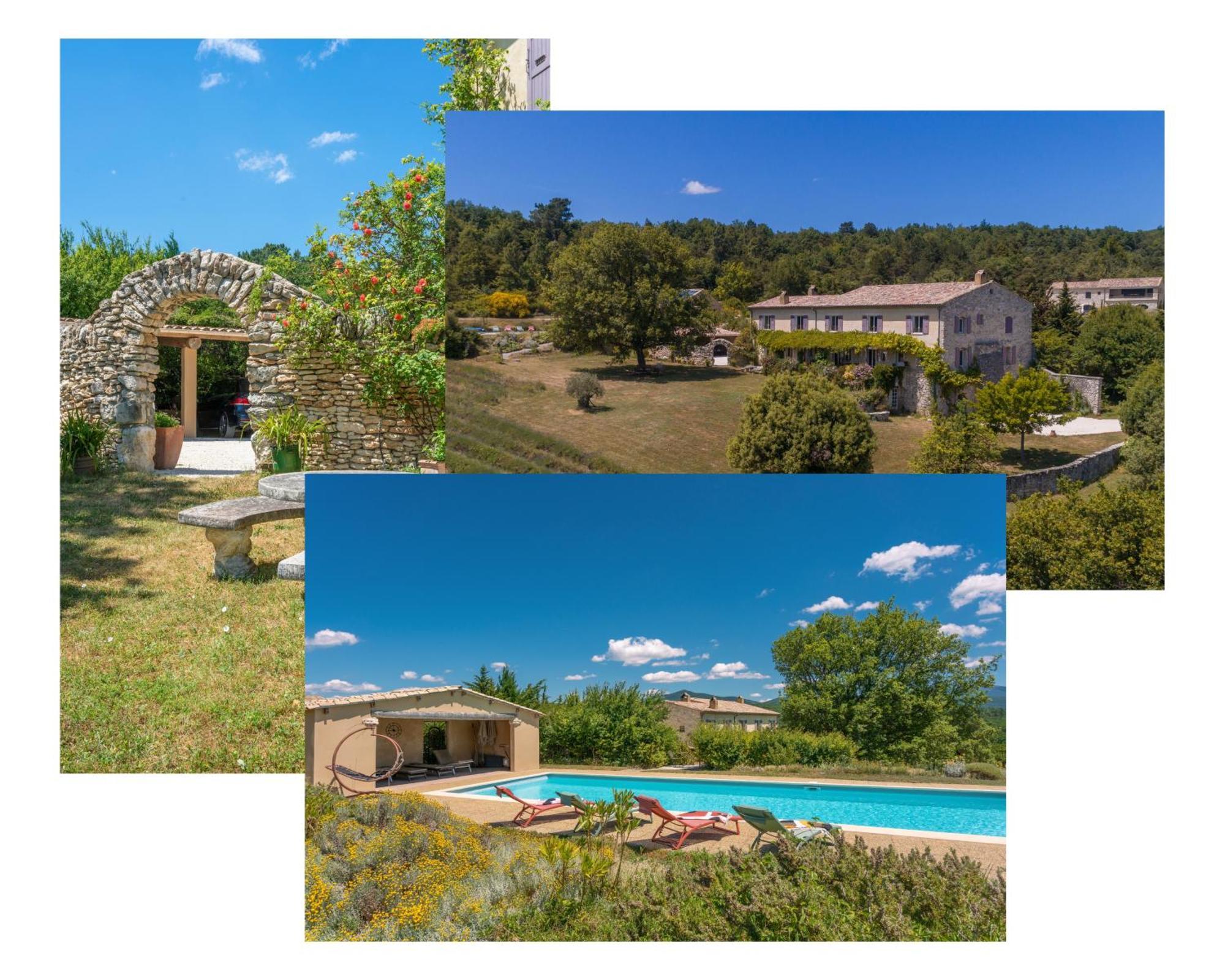 Domaine De Barbe - Chambre Lin Salles-sous-Bois 外观 照片